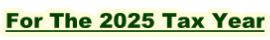 For The 2025 Tax Year